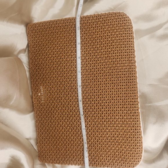 kate spade Handbags - Kate Spade Large Woven Pouch NWOT Pristine
